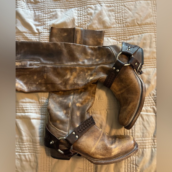 Free Bird Timber Brown Leather Knee-High Boots - Picture 5 of 9